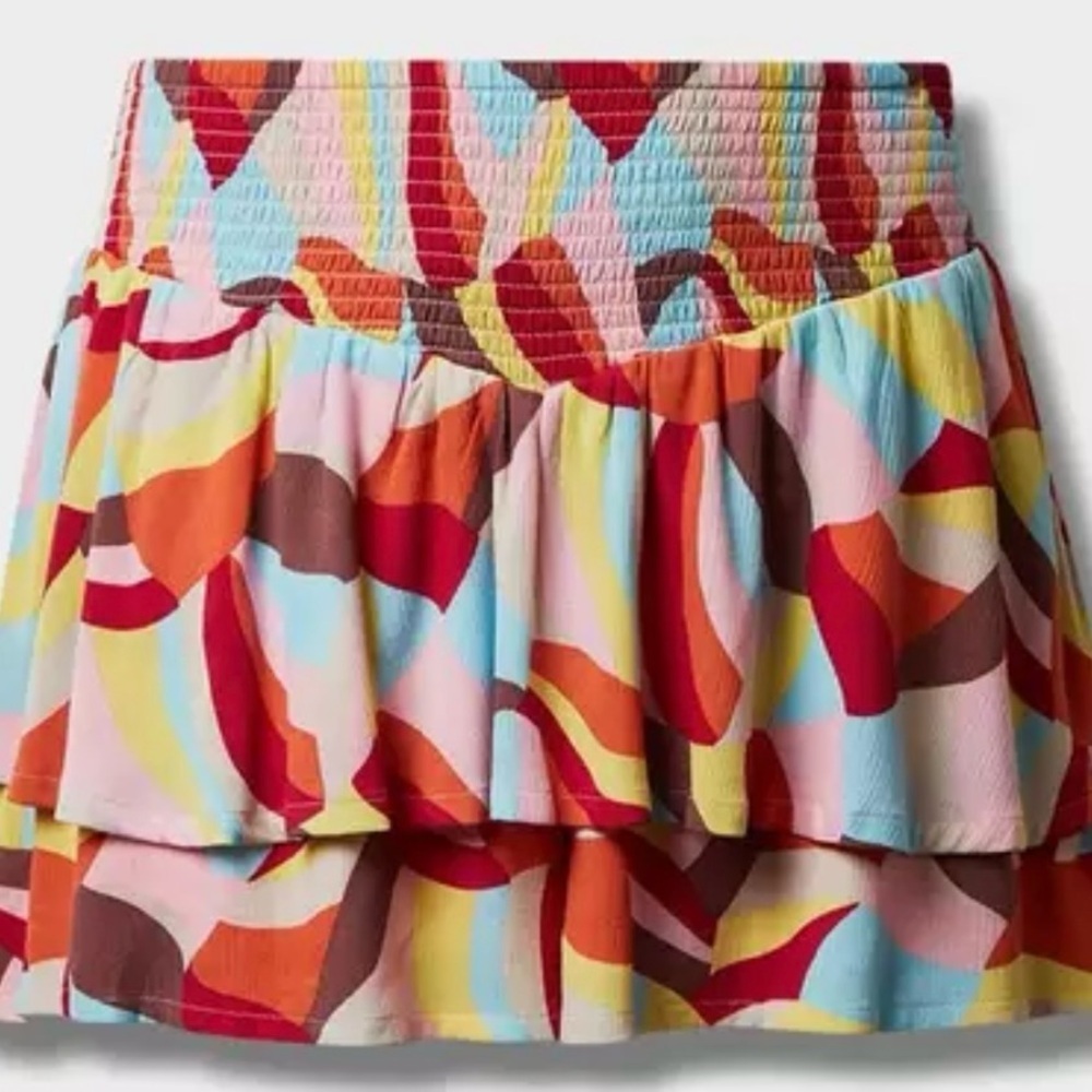 NWT TORRID 3.5 Inch Pull-On Washable Gauze Smocked Ruffle Short‎ Size 4X.